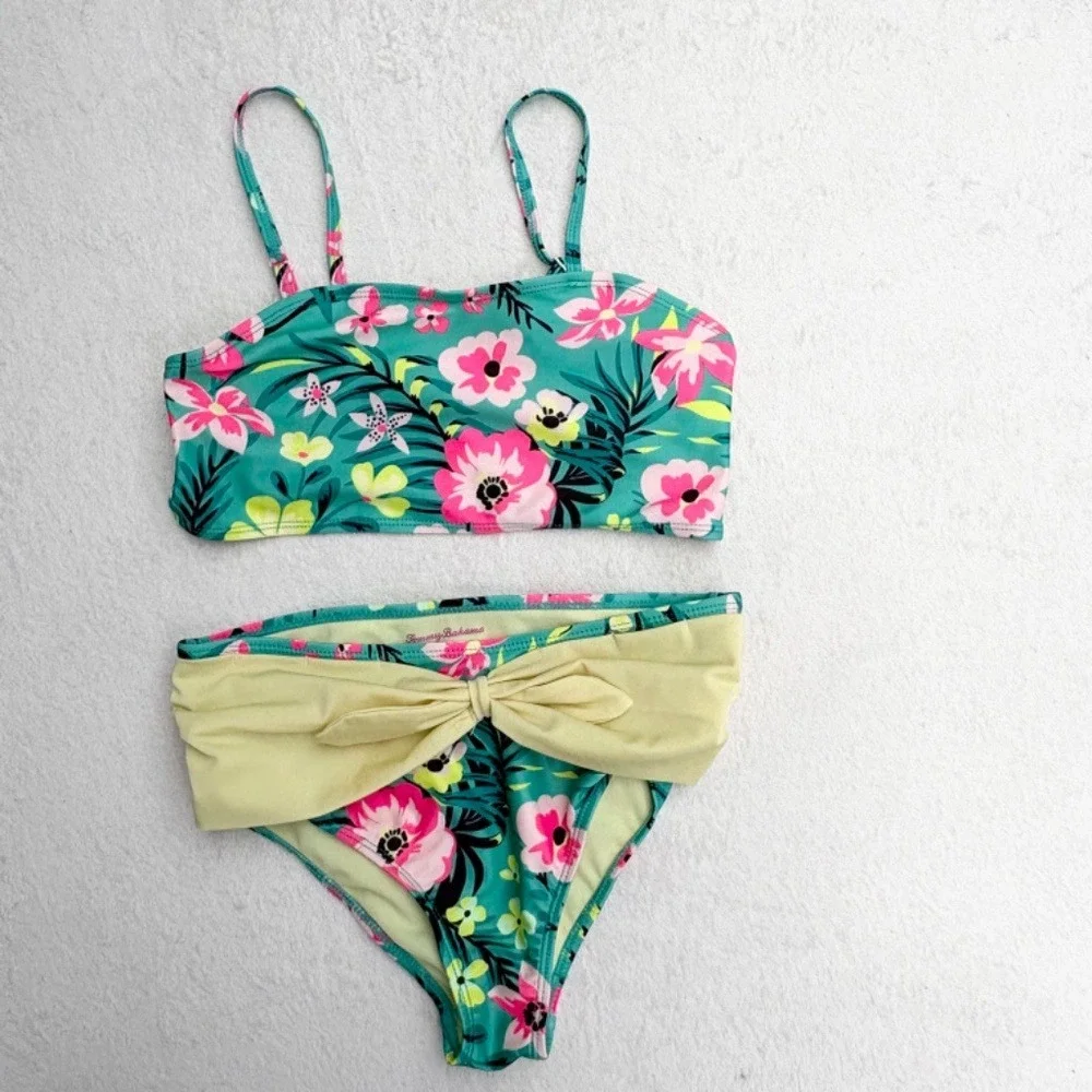 Tommy Bahama & Cabana Life Bikini Swimsuit Bundle, Girls‎ Size 12 Multi Color